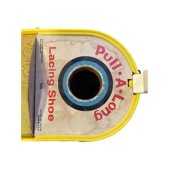 Vintage Fisher Price Pull-a-Long Lacing Shoe Used Fair Condition - Picture 7 of 12